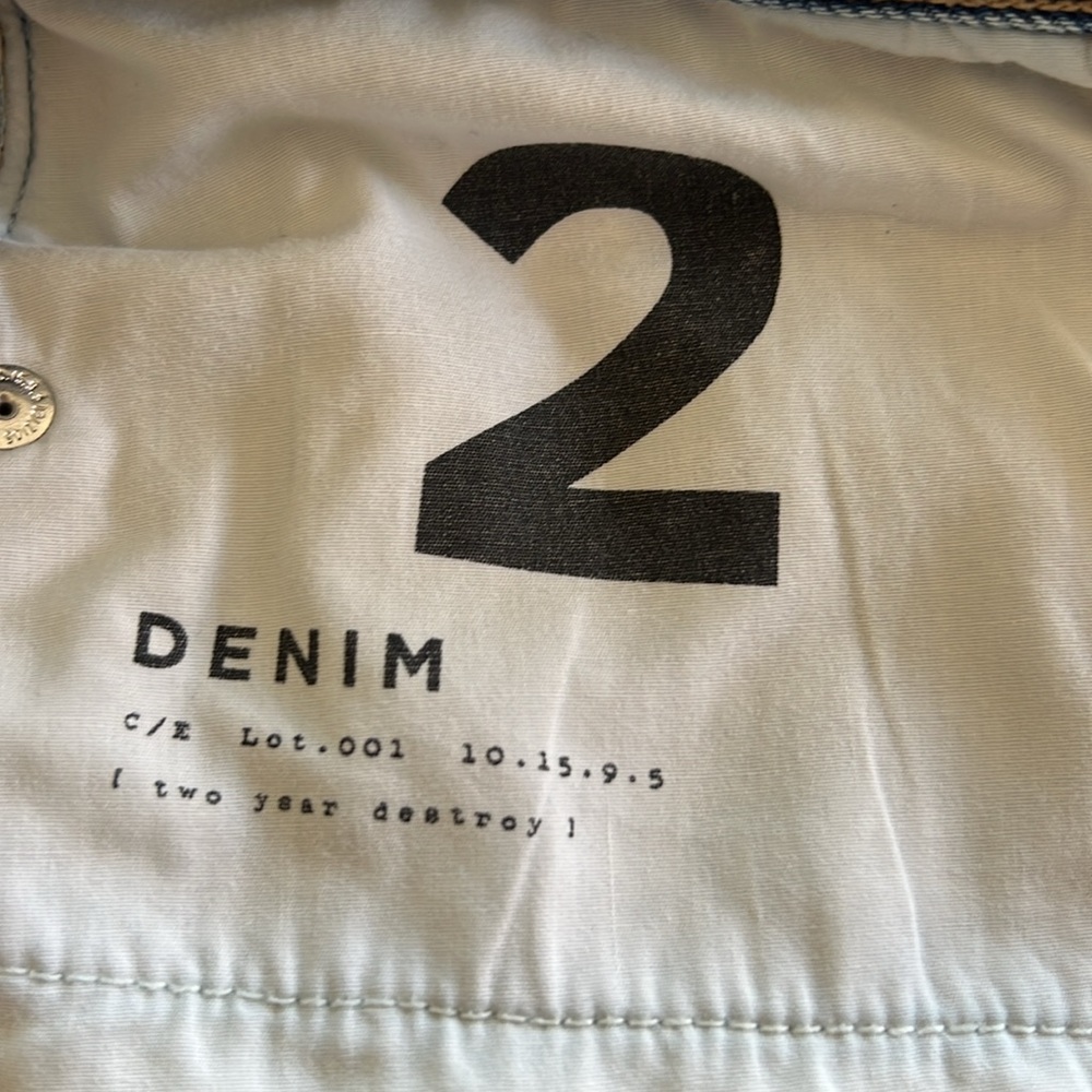 Current Elliott Size 28 denim cutoff blue jean shorts. - Picture 5 of 6